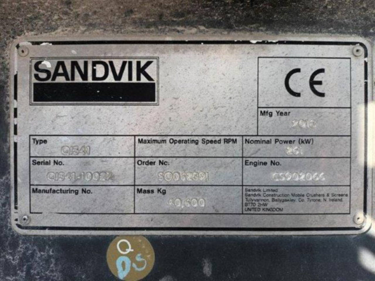 SANDVIK MINING & CONSTRUCTION QI341HS - Murskain: kuva SANDVIK MINING & CONSTRUCTION QI341HS - Murskain SANDVIK MINING & CONSTRUCTION QI341HS - Murskain: kuva SANDVIK MINING & CONSTRUCTION QI341HS - Murskain