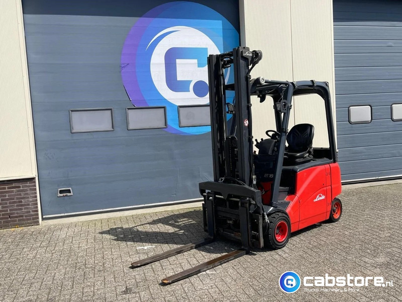 Linde E18PH-01 Elektrische hef truck - Electric Forklift - Year 2011- Side shift - Vorkverstelling - Vastapainotrukki: kuva Linde E18PH-01 Elektrische hef truck - Electric Forklift - Year 2011- Side shift - Vorkverstelling - Vastapainotrukki Linde E18PH-01 Elektrische hef truck - Electric Forklift - Year 2011- Side shift - Vorkverstelling - Vastapainotrukki: kuva Linde E18PH-01 Elektrische hef truck - Electric Forklift - Year 2011- Side shift - Vorkverstelling - Vastapainotrukki