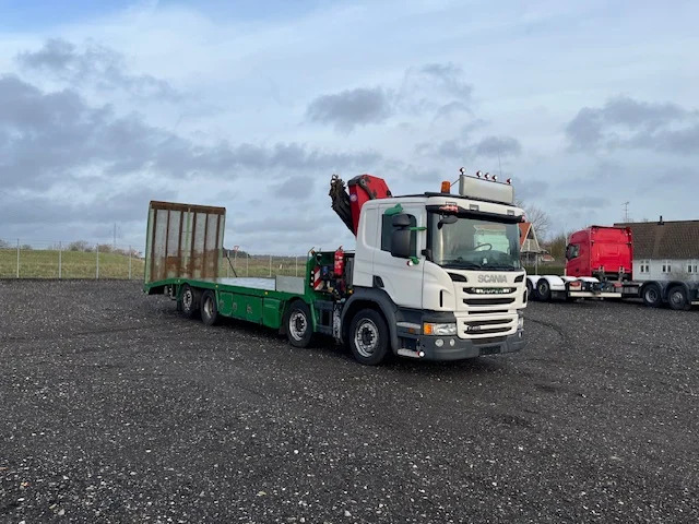 Scania P450 8X2*6 Knæklad + Kran HMF1820 – Machinetransporter - Kuljetin kuorma-auto, Nosturiauto: kuva Scania P450 8X2*6 Knæklad + Kran HMF1820 – Machinetransporter - Kuljetin kuorma-auto, Nosturiauto Scania P450 8X2*6 Knæklad + Kran HMF1820 – Machinetransporter - Kuljetin kuorma-auto, Nosturiauto: kuva Scania P450 8X2*6 Knæklad + Kran HMF1820 – Machinetransporter - Kuljetin kuorma-auto, Nosturiauto