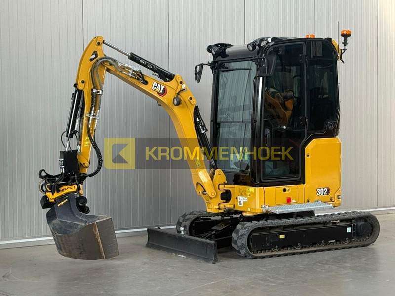 Minikuormaaja Caterpillar 302 CR Vol opties !! Engcon Draaikantelstuk: kuva Minikuormaaja Caterpillar 302 CR Vol opties !! Engcon Draaikantelstuk