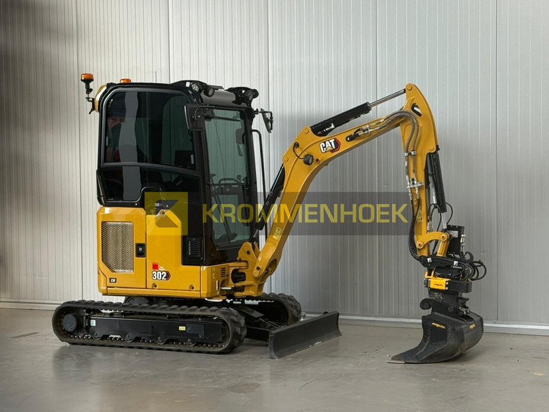 Minikuormaaja Caterpillar 302 CR Vol opties !! Engcon Draaikantelstuk: kuva Minikuormaaja Caterpillar 302 CR Vol opties !! Engcon Draaikantelstuk