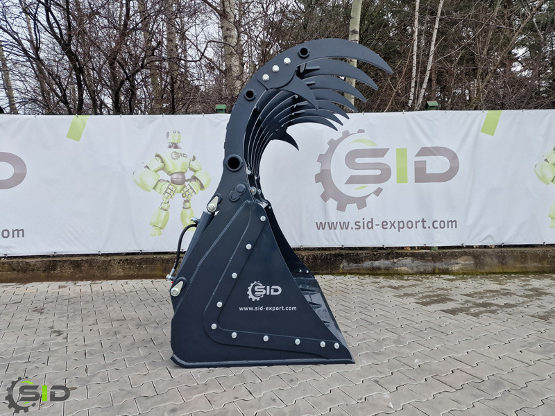 Uusi Kahmarikauha - Kuormaajan kauha SID GREIFSCHAUFEL XXL GEBRANNTE ZINKEN / BMS Godet Crocodile / Grab bucket crocodile 2,2: kuva Uusi Kahmarikauha - Kuormaajan kauha SID GREIFSCHAUFEL XXL GEBRANNTE ZINKEN / BMS Godet Crocodile / Grab bucket crocodile 2,2