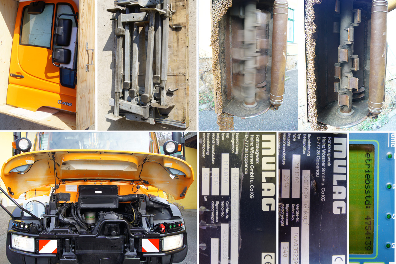 Kunnallis-/ Erikoisajoneuvot UNIMOG Unimog U 400/TÜV/Hydrostat/Mähtür +MULAG MHU 800: kuva Kunnallis-/ Erikoisajoneuvot UNIMOG Unimog U 400/TÜV/Hydrostat/Mähtür +MULAG MHU 800