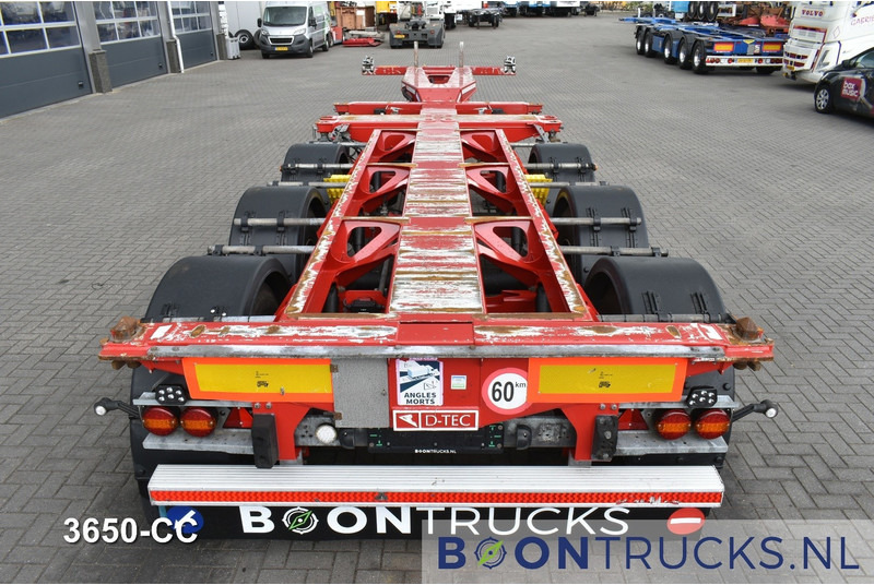 Konttialus/ Vaihtokuormatilat puoliperävaunu D-Tec FLEXITRAILER | 2x20-30-40-45ft HC * 2x LIFT AXLE * 2x EXTENDABLE * MOT 11-2025: kuva Konttialus/ Vaihtokuormatilat puoliperävaunu D-Tec FLEXITRAILER | 2x20-30-40-45ft HC * 2x LIFT AXLE * 2x EXTENDABLE * MOT 11-2025
