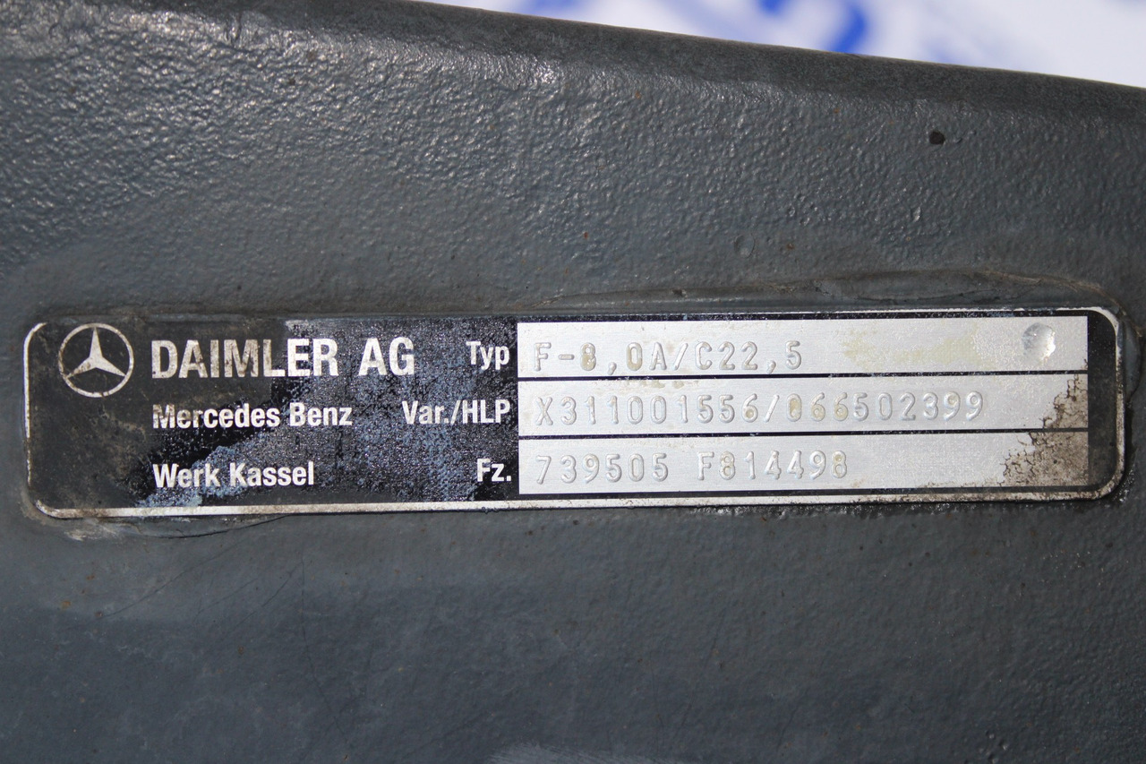 AXA FATA MEGA MERCEDES ACTROS MP4 F-8,0A-C22,5 X311001556 A9603310501 - Etuakseli - Kuorma-auto: kuva AXA FATA MEGA MERCEDES ACTROS MP4 F-8,0A-C22,5 X311001556 A9603310501 - Etuakseli - Kuorma-auto AXA FATA MEGA MERCEDES ACTROS MP4 F-8,0A-C22,5 X311001556 A9603310501 - Etuakseli - Kuorma-auto: kuva AXA FATA MEGA MERCEDES ACTROS MP4 F-8,0A-C22,5 X311001556 A9603310501 - Etuakseli - Kuorma-auto