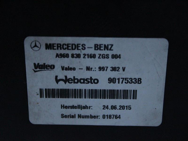 CLIMA STATIONARE MERCEDES ACTROS MP4 A9608302160 - Ilmastointi osa - Kuorma-auto: kuva CLIMA STATIONARE MERCEDES ACTROS MP4 A9608302160 - Ilmastointi osa - Kuorma-auto CLIMA STATIONARE MERCEDES ACTROS MP4 A9608302160 - Ilmastointi osa - Kuorma-auto: kuva CLIMA STATIONARE MERCEDES ACTROS MP4 A9608302160 - Ilmastointi osa - Kuorma-auto
