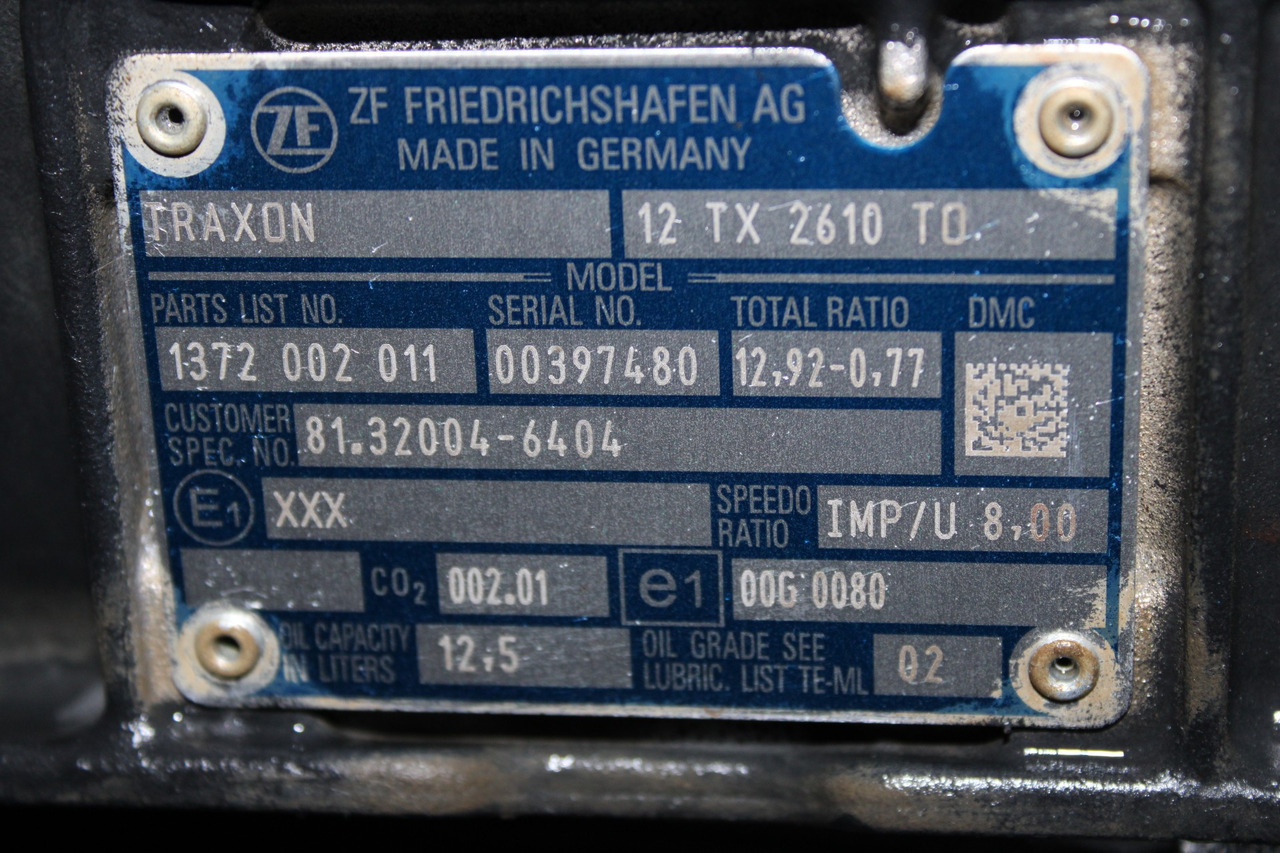 CUTIE DE VITEZE MAN TGS 8*4 TRAXON 12 TX 2610 TO 81.32004.6404 R12.92-0.77 AUTOMATA FATA RETARDER - Vaihdelaatikko - Kuorma-auto: kuva CUTIE DE VITEZE MAN TGS 8*4 TRAXON 12 TX 2610 TO 81.32004.6404 R12.92-0.77 AUTOMATA FATA RETARDER - Vaihdelaatikko - Kuorma-auto CUTIE DE VITEZE MAN TGS 8*4 TRAXON 12 TX 2610 TO 81.32004.6404 R12.92-0.77 AUTOMATA FATA RETARDER - Vaihdelaatikko - Kuorma-auto: kuva CUTIE DE VITEZE MAN TGS 8*4 TRAXON 12 TX 2610 TO 81.32004.6404 R12.92-0.77 AUTOMATA FATA RETARDER - Vaihdelaatikko - Kuorma-auto