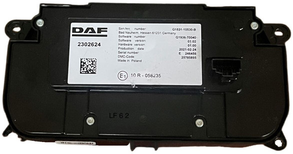 DAF - Kojelauta: kuva DAF - Kojelauta DAF - Kojelauta: kuva DAF - Kojelauta