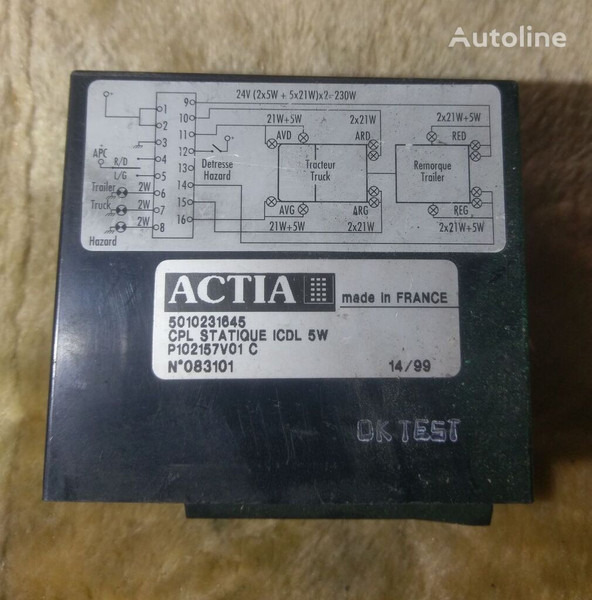 Renault PREMIUM - Ohjainyksikkö: kuva Renault PREMIUM - Ohjainyksikkö Renault PREMIUM - Ohjainyksikkö: kuva Renault PREMIUM - Ohjainyksikkö