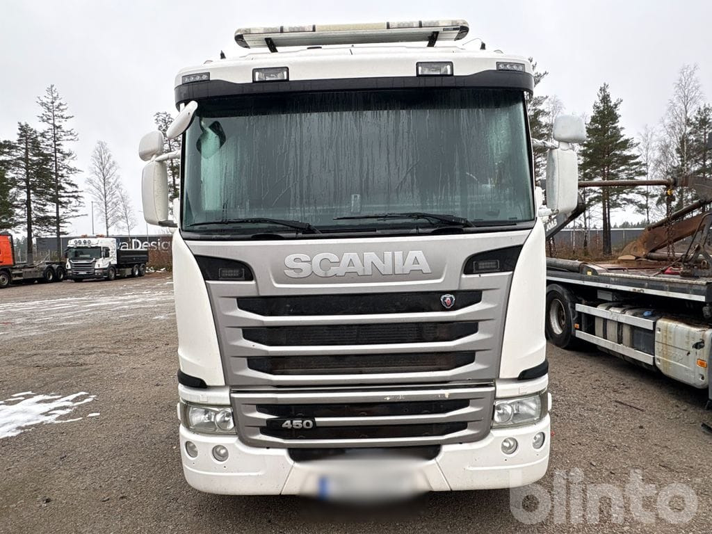 Nostovarsi-vaihtolavakuorma kuorma-auto SCANIA G450LB6X2*4HNB: kuva Nostovarsi-vaihtolavakuorma kuorma-auto SCANIA G450LB6X2*4HNB Nostovarsi-vaihtolavakuorma kuorma-auto SCANIA G450LB6X2*4HNB: kuva Nostovarsi-vaihtolavakuorma kuorma-auto SCANIA G450LB6X2*4HNB