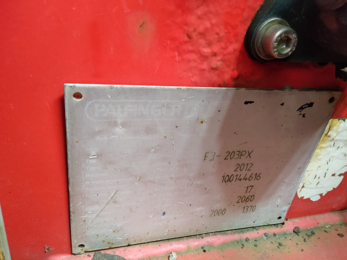 Palfinger F3-203PX - Dieseltrukki: kuva Palfinger F3-203PX - Dieseltrukki Palfinger F3-203PX - Dieseltrukki: kuva Palfinger F3-203PX - Dieseltrukki