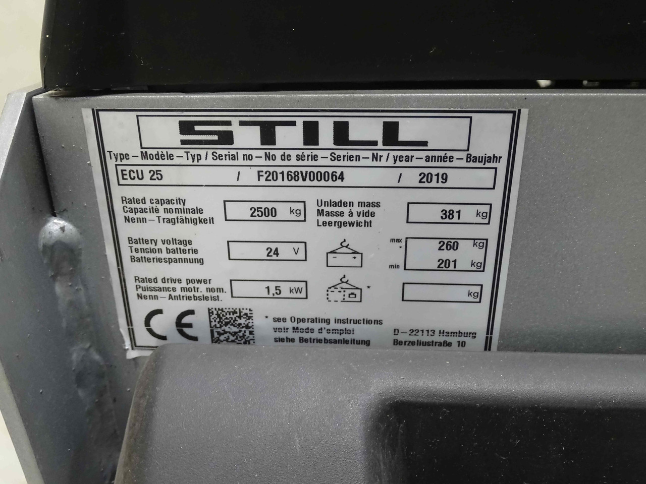 Still ECU25/1800MM - Haarukkavaunu: kuva Still ECU25/1800MM - Haarukkavaunu Still ECU25/1800MM - Haarukkavaunu: kuva Still ECU25/1800MM - Haarukkavaunu