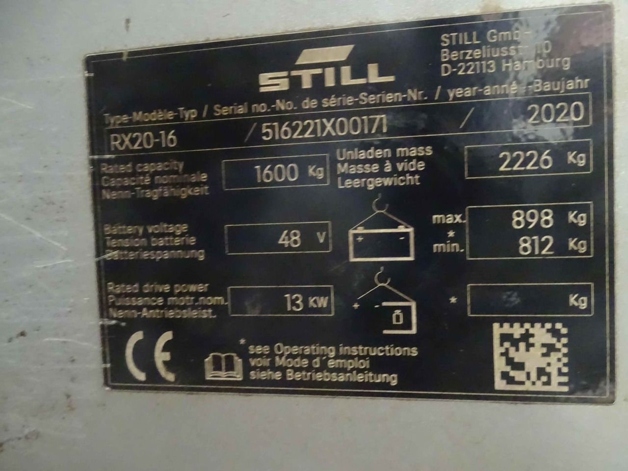 Still RX20-16 - Sähkötrukki: kuva Still RX20-16 - Sähkötrukki Still RX20-16 - Sähkötrukki: kuva Still RX20-16 - Sähkötrukki
