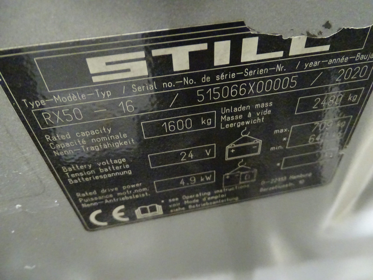 Still RX50-16 - Sähkötrukki: kuva Still RX50-16 - Sähkötrukki Still RX50-16 - Sähkötrukki: kuva Still RX50-16 - Sähkötrukki