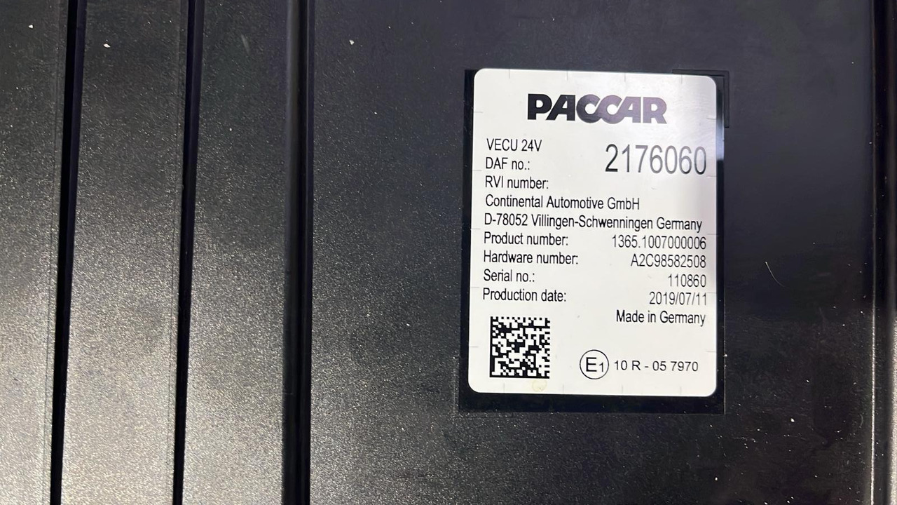 DAF XF CF VECU Control Unit Module 2176060 - Ohjainyksikkö: kuva DAF XF CF VECU Control Unit Module 2176060 - Ohjainyksikkö DAF XF CF VECU Control Unit Module 2176060 - Ohjainyksikkö: kuva DAF XF CF VECU Control Unit Module 2176060 - Ohjainyksikkö