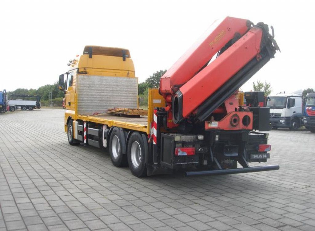 MAN TG-X 26.440 6x4 BL Pritsche Heckkran Palf. PK 42 - Lava-kuorma-auto, Nosturiauto: kuva MAN TG-X 26.440 6x4 BL Pritsche Heckkran Palf. PK 42 - Lava-kuorma-auto, Nosturiauto MAN TG-X 26.440 6x4 BL Pritsche Heckkran Palf. PK 42 - Lava-kuorma-auto, Nosturiauto: kuva MAN TG-X 26.440 6x4 BL Pritsche Heckkran Palf. PK 42 - Lava-kuorma-auto, Nosturiauto
