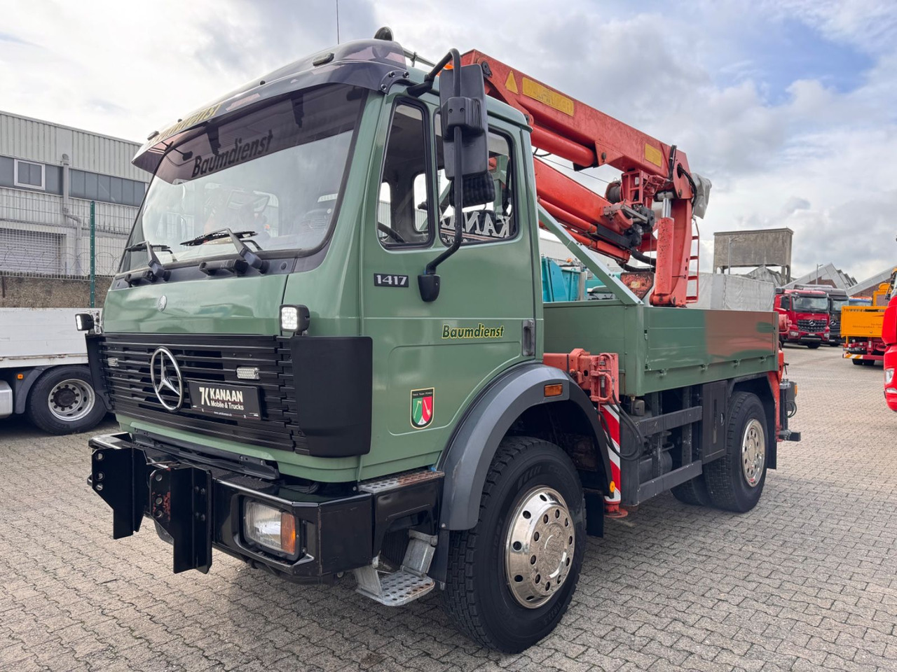 Mercedes-Benz 1417 AK Allrad Palfinger Montagekran 17,7m 64TKM - Nosturiauto: kuva  Mercedes-Benz 1417 AK Allrad Palfinger Montagekran 17,7m 64TKM - Nosturiauto Mercedes-Benz 1417 AK Allrad Palfinger Montagekran 17,7m 64TKM - Nosturiauto: kuva  Mercedes-Benz 1417 AK Allrad Palfinger Montagekran 17,7m 64TKM - Nosturiauto
